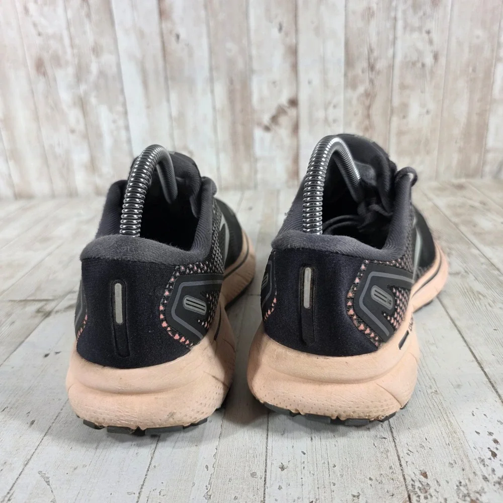 Brooks Ghost 14 Womens Running Shoes Black Peach 1203561B025 Size 7.5 Medium B‎